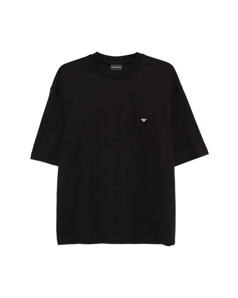 Emporio Armani Logo-print T-shirt Black
