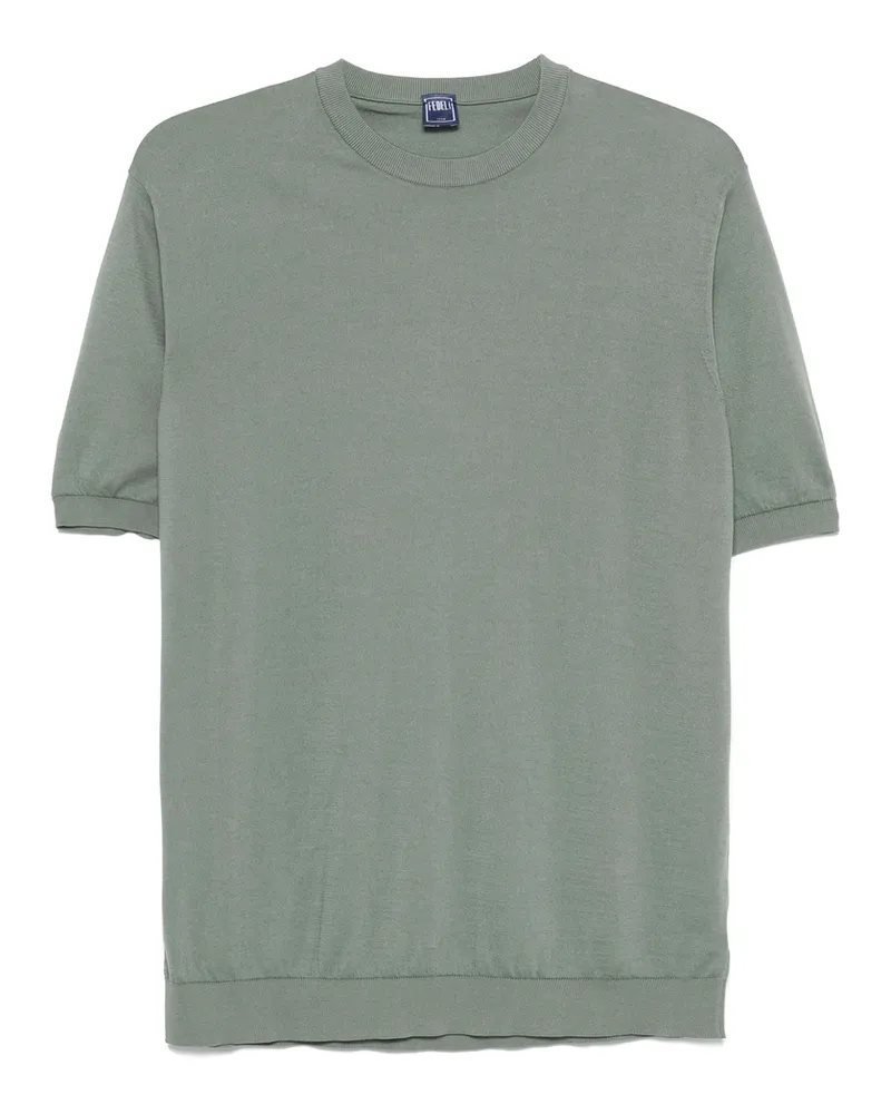 Fedeli Cotton T-shirt Green