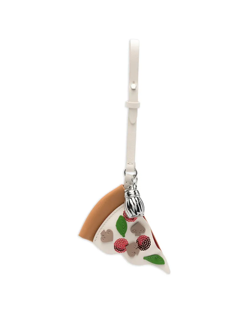 Kate Spade Pizza Bag Charm Neutrals
