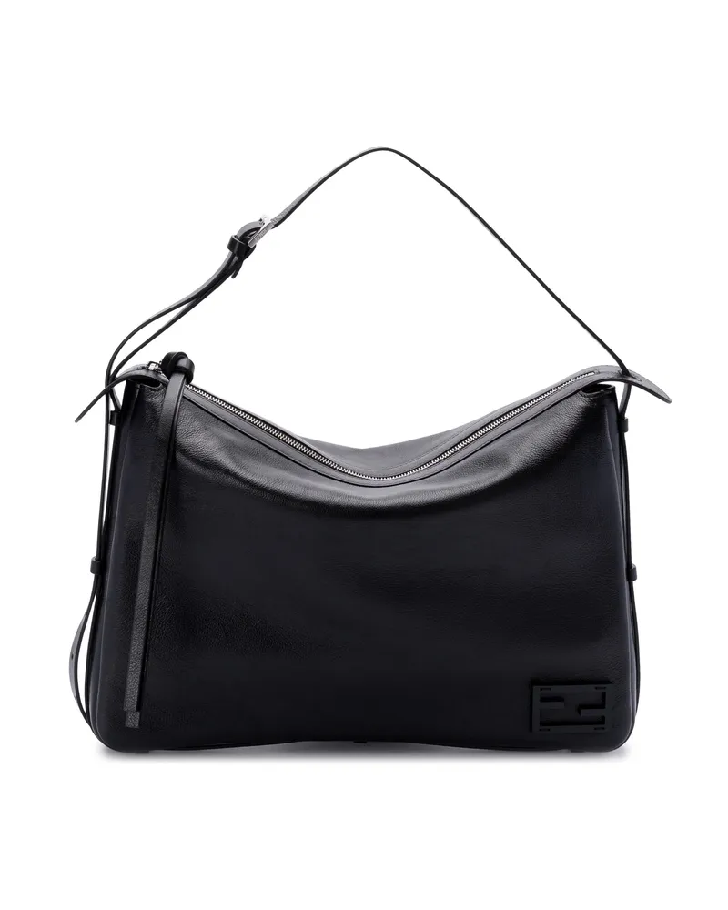 Fendi Large Simply Shoulder Bag Black