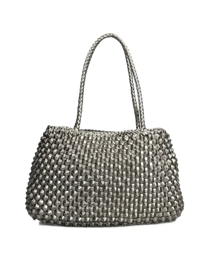 Dragon Diffusion S. Croce Cactus Shoulder Bag Silver