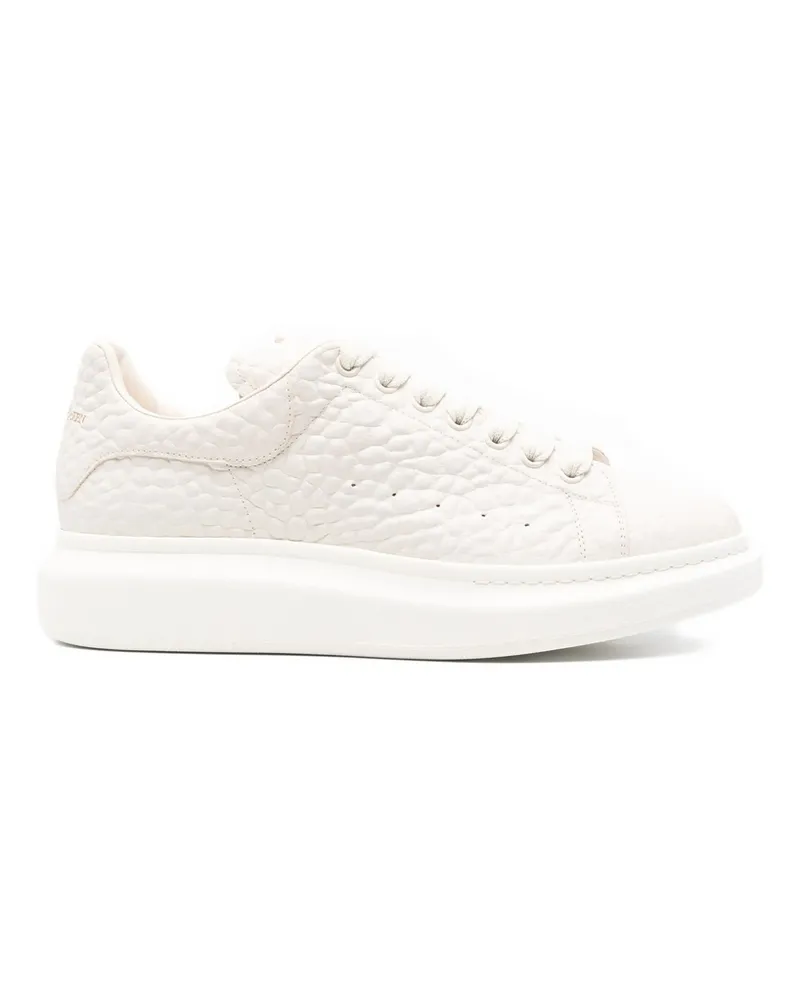 Alexander McQueen Oversized Textured Sneakers Neutrals