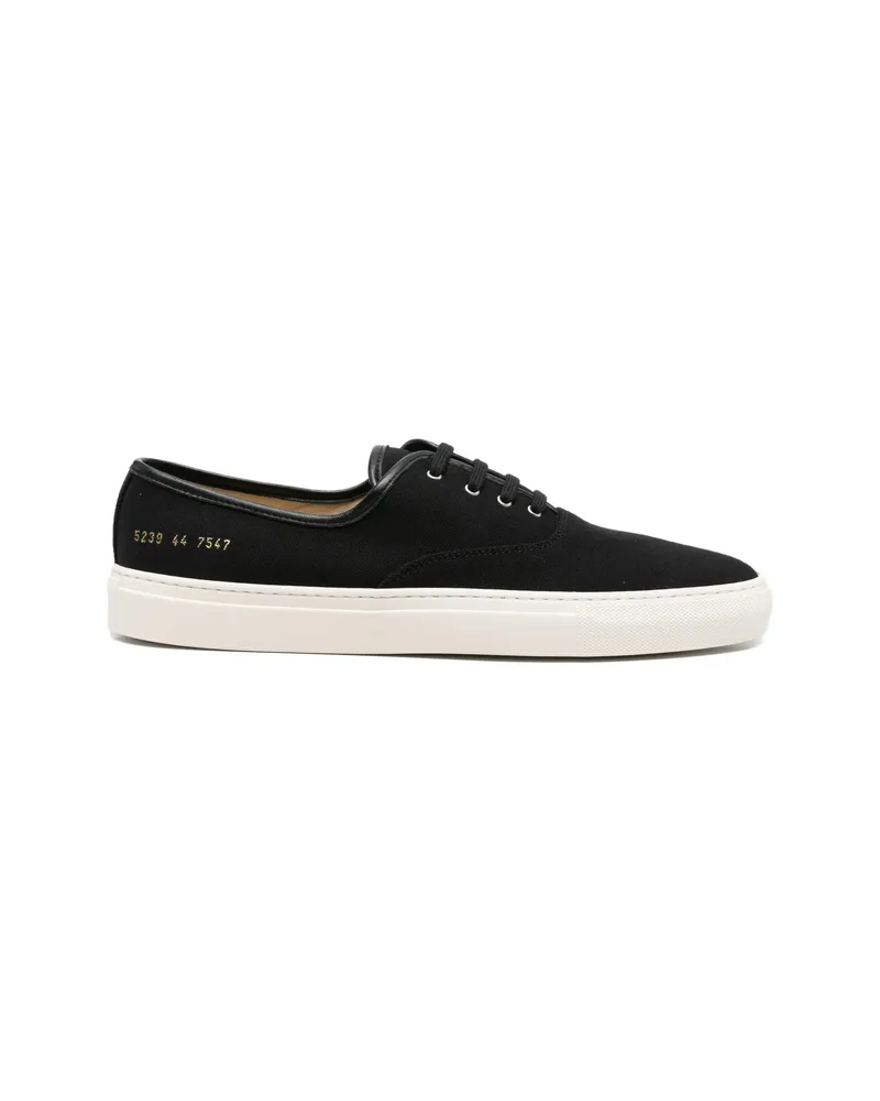 Common Projects Four Hole Lace-up Sneakers Black