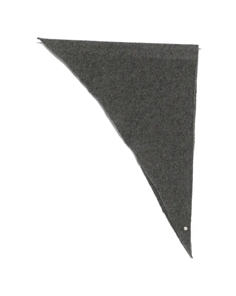 Roberto Collina Triangular Scarf Grey