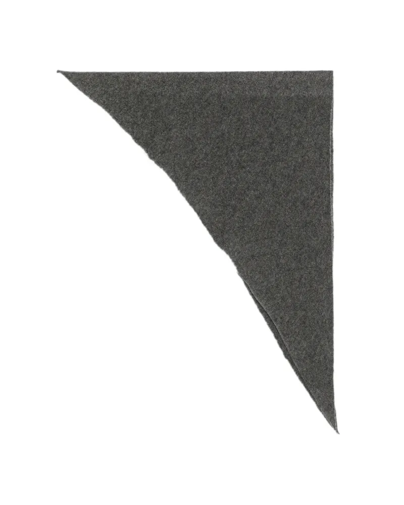 Roberto Collina Triangular Scarf Grey