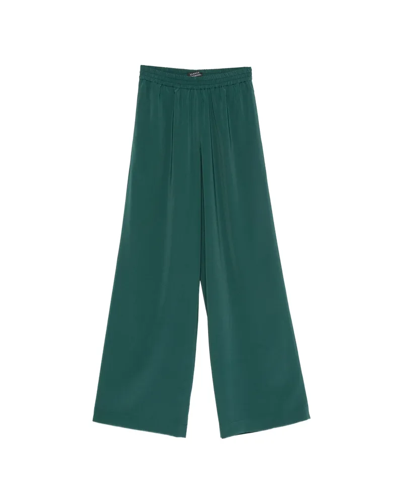 Gianluca Capannolo Claudia Elasticated Palazzo Pants Green