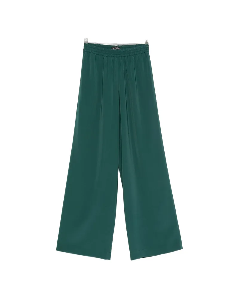Gianluca Capannolo Claudia Elasticated Palazzo Pants Green