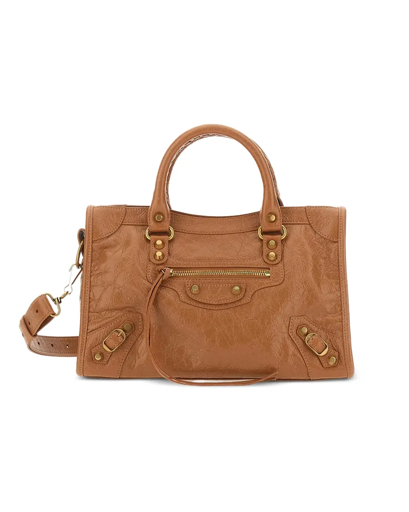 Balenciaga Medium Le City Tote Bag Brown
