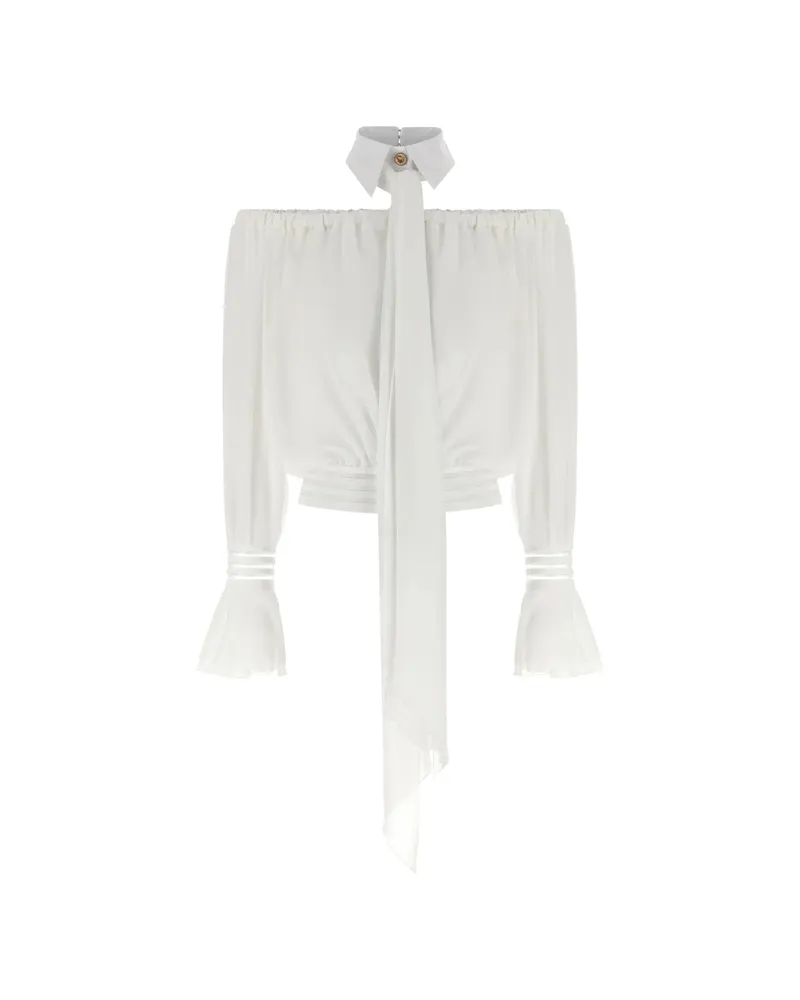 Elisabetta Franchi Off-the-shoulder Blouse White