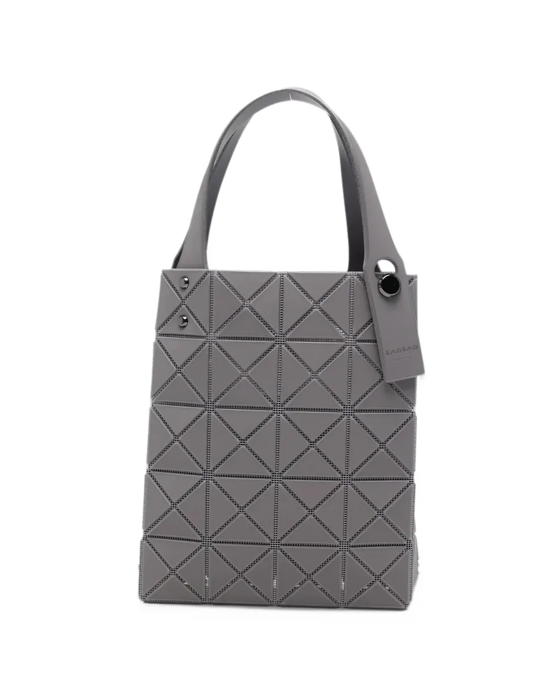 Issey Miyake Lucent Geometric-panel Tote Bag Grey