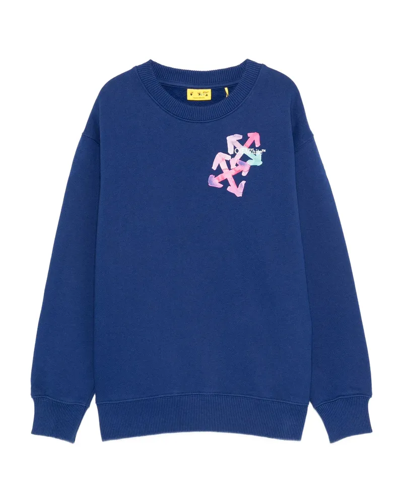 OFF-WHITE Arrow-print Sweatshirt Blue