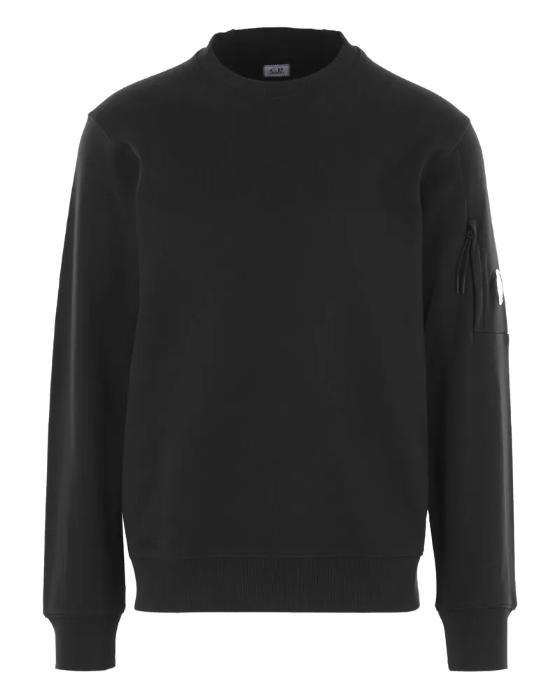C.P. Company C. p. Company Pocket-detail Crew-neck Sweatshirt Black