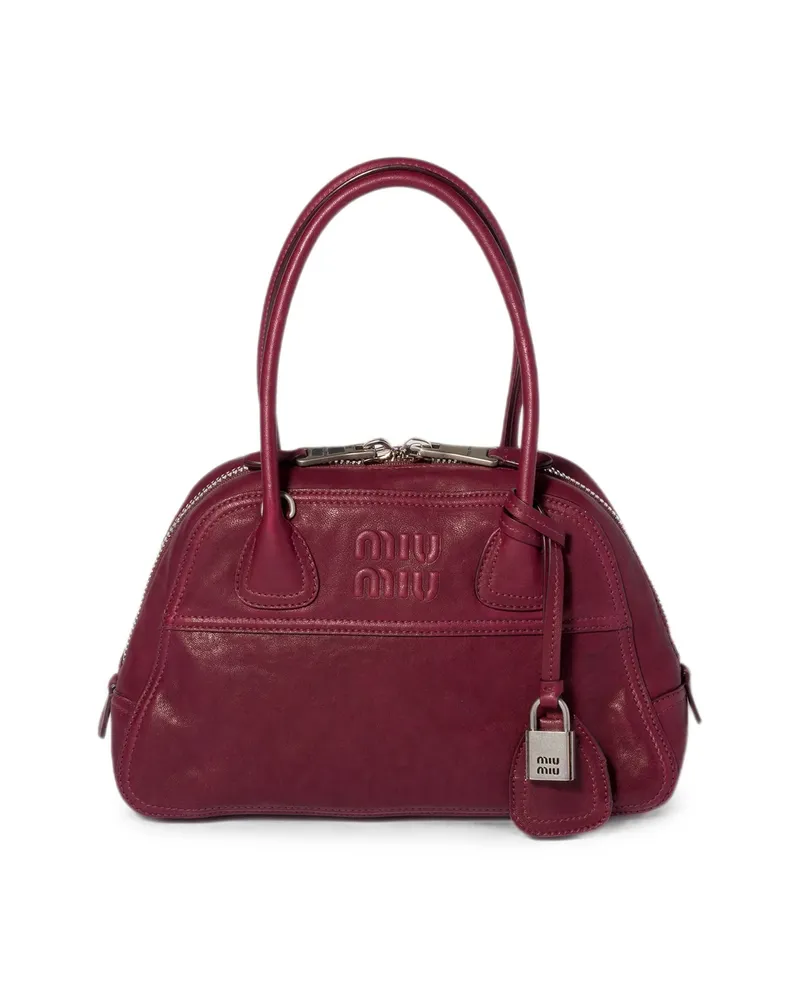 Miu Miu Vivant Nappa Leather Bag Red