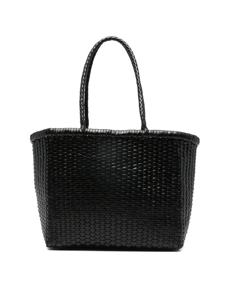 Dragon Diffusion Small Braided-handle Tote Bag Black
