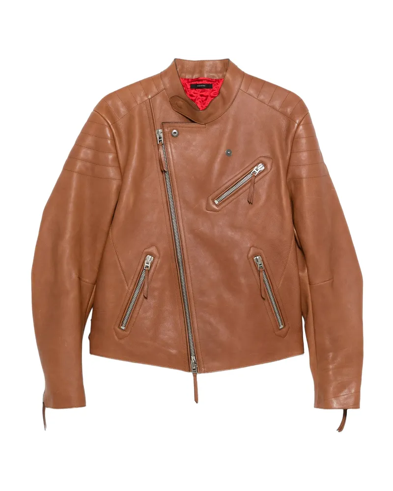 Tom Ford Leather Jacket Brown