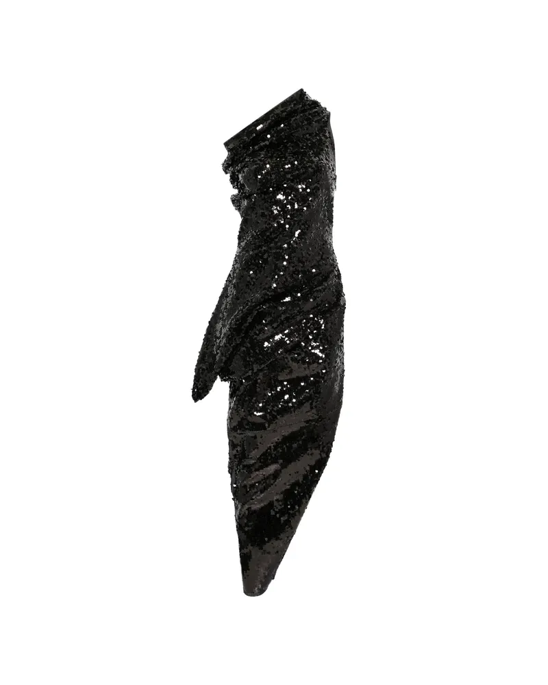 Rick Owens Walrus Asymmetric Dress Black