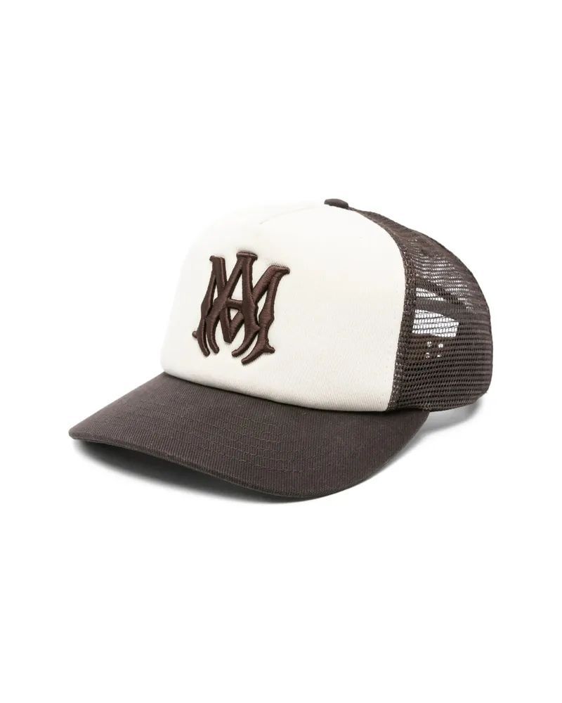 Amiri Embroidered Trucker Hat Brown