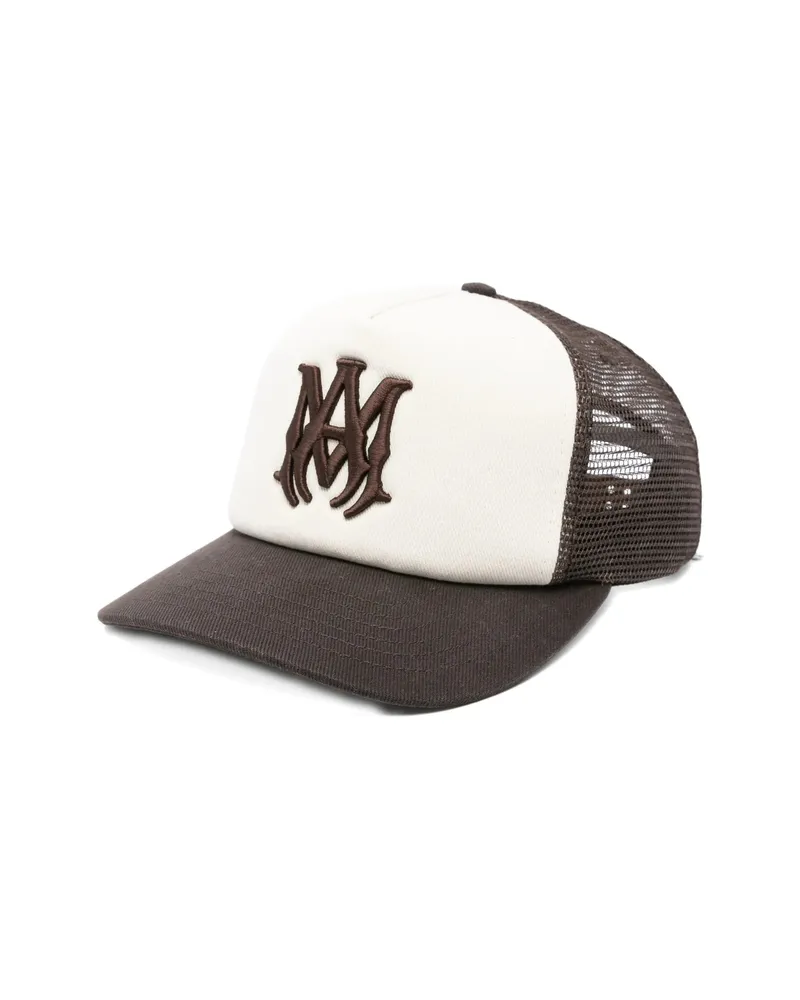 Amiri Embroidered Trucker Hat Brown