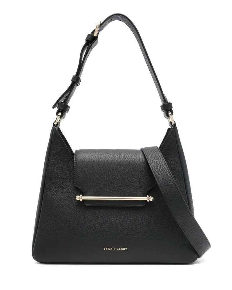Strathberry Multrees Hobo Shoulder Bag Black