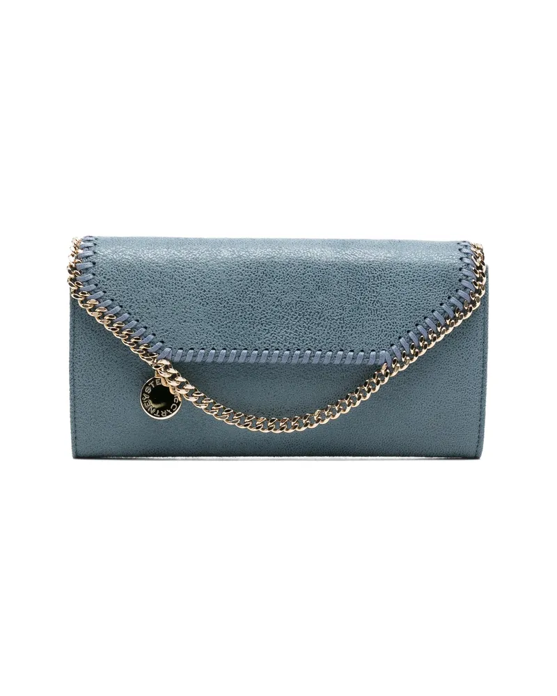 Stella McCartney Falabella Chain-detail Clutch Bag Blue