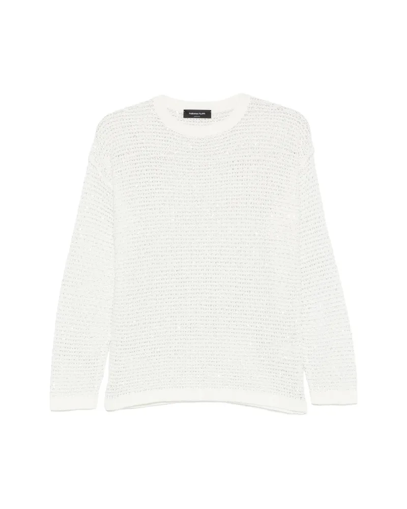 Fabiana Filippi Crew-neck Sweater White