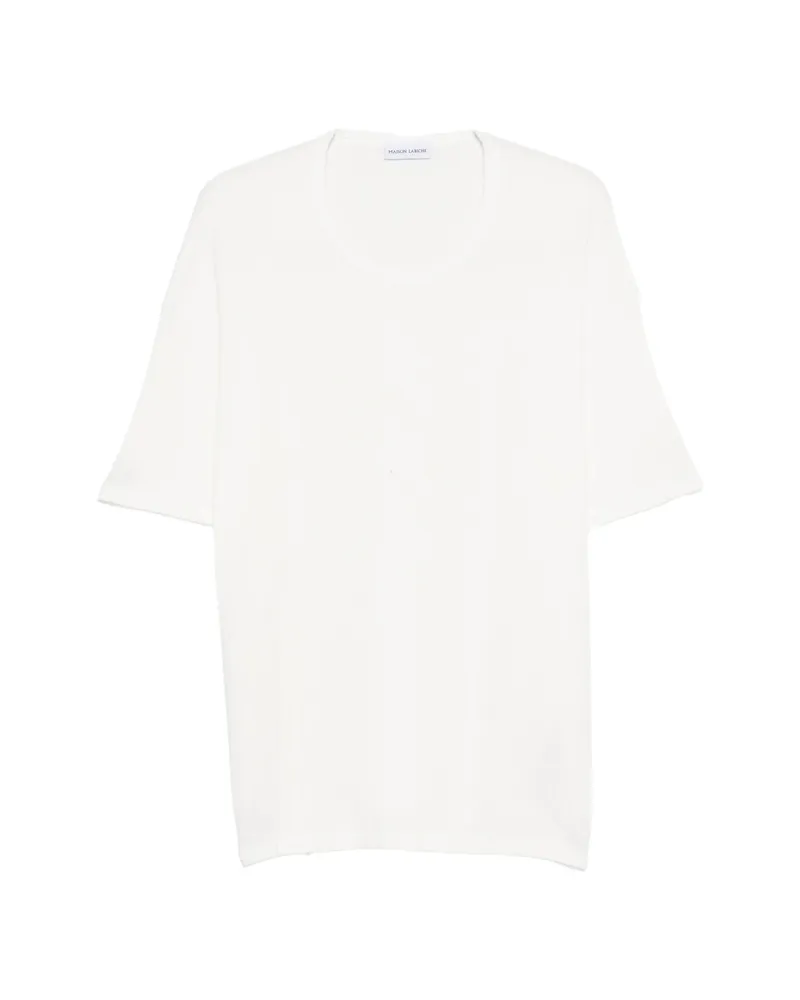 Maison Labiche Ziem Knitted T-shirt White