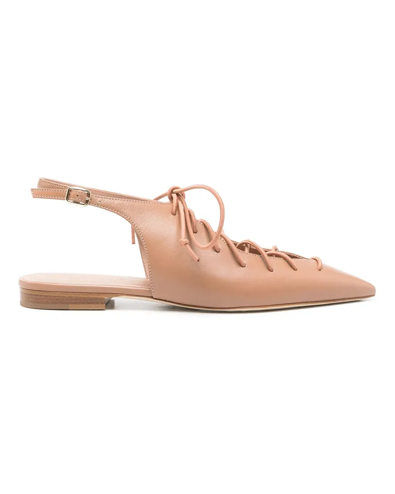 Malone Souliers Alia Ballet Flats Brown