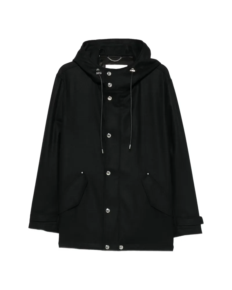 MACKINTOSH Hooded Snap-button Jacket Black