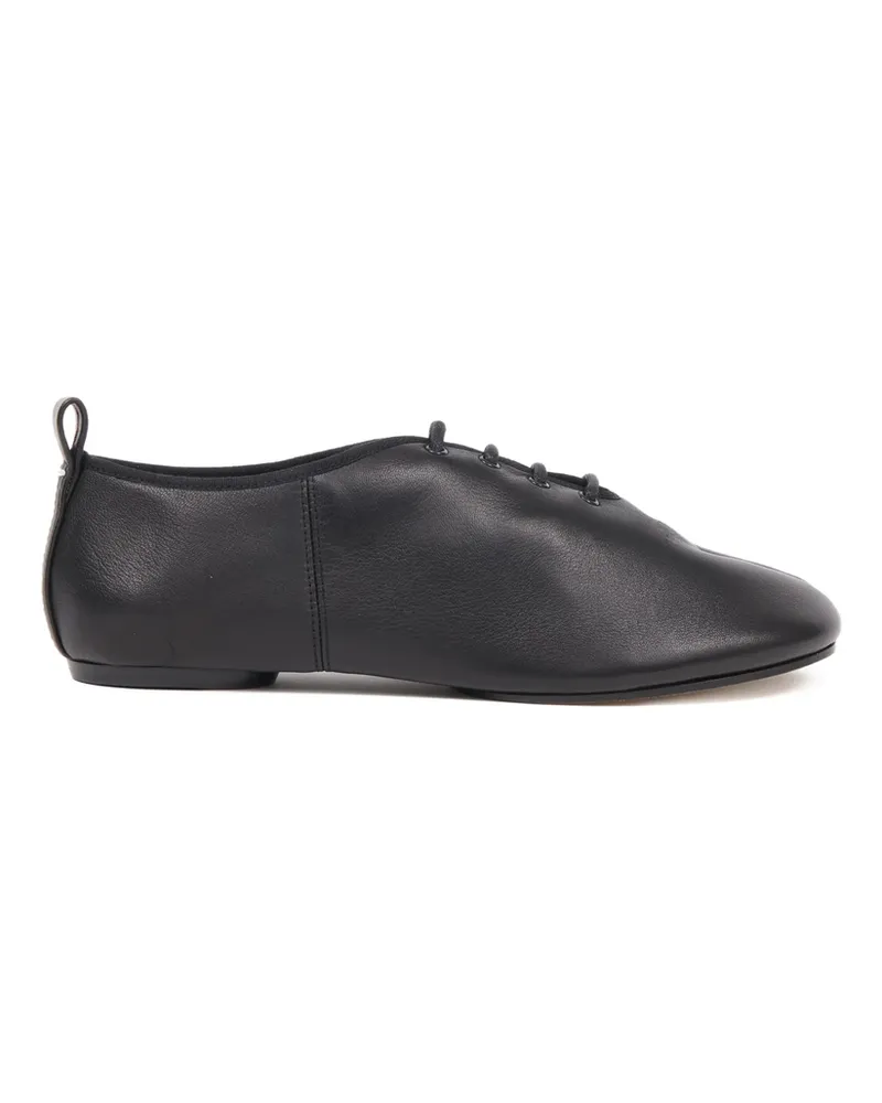 Maison Margiela Leather Derby Shoes Black