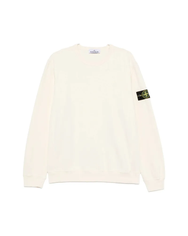 Stone Island Logo-patch Sweatshirt Neutrals