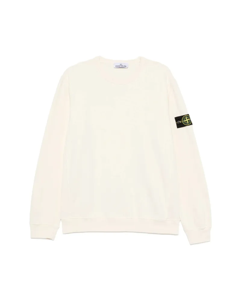 Stone Island Logo-patch Sweatshirt Neutrals