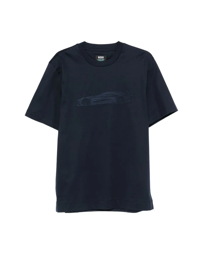 HUGO BOSS X Aston Martin Crew-neck T-shirt Blue