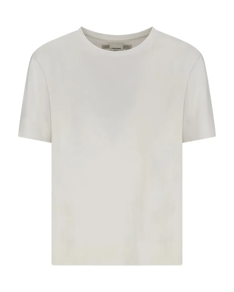Calvin Klein Short-sleeve Crew-neck T-shirt White