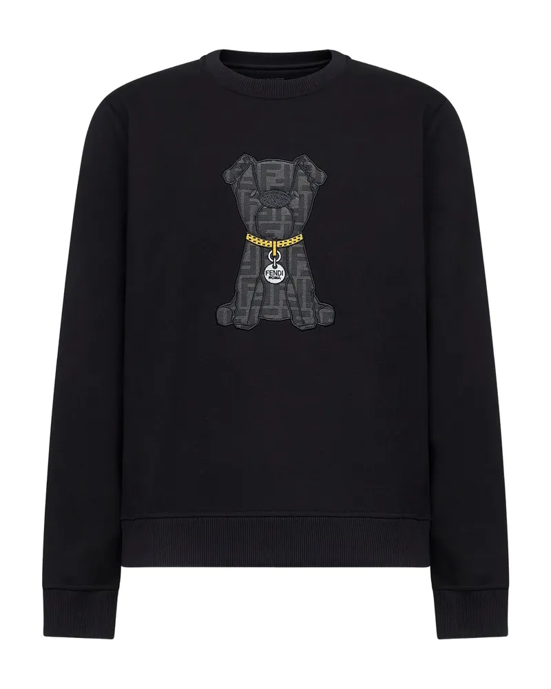 Fendi Logo Sweatshirt Black