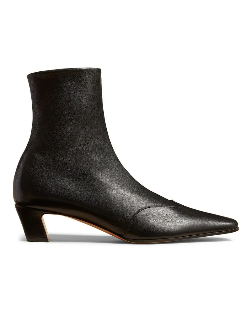 KHAITE Nevada Stretch Low Boots Black