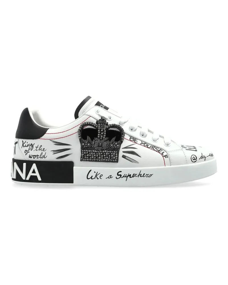 Dolce & Gabbana Logo-patch Sneakers White