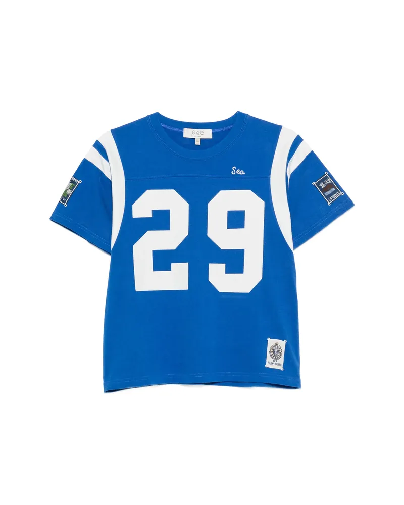Sea Georgie Crew-neck T-shirt Blue