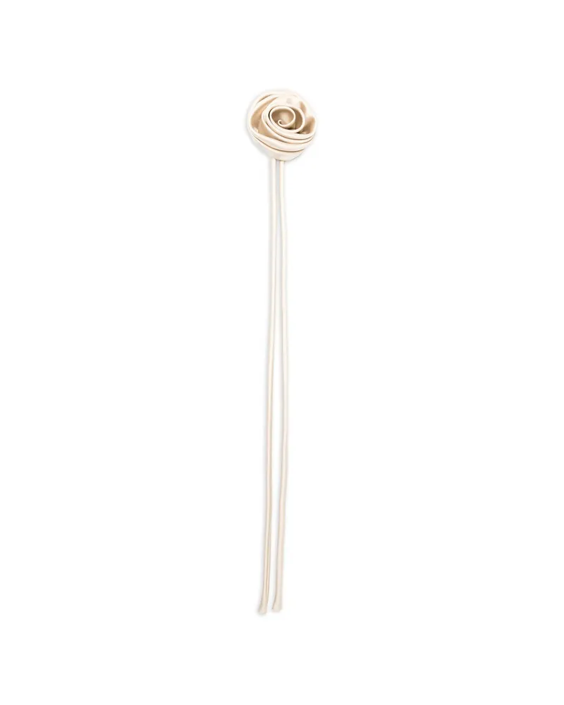 Max Mara Mxamoschea Floral-appliqué Brooch Neutrals