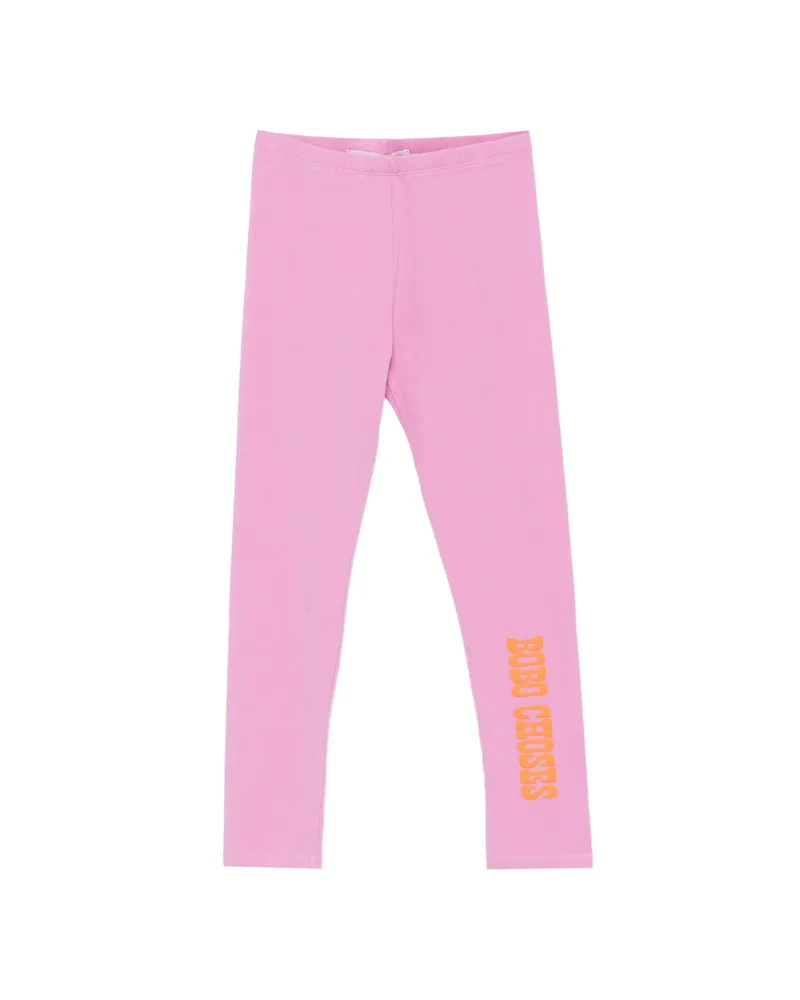 BOBO CHOSES Logo-print Leggings Pink