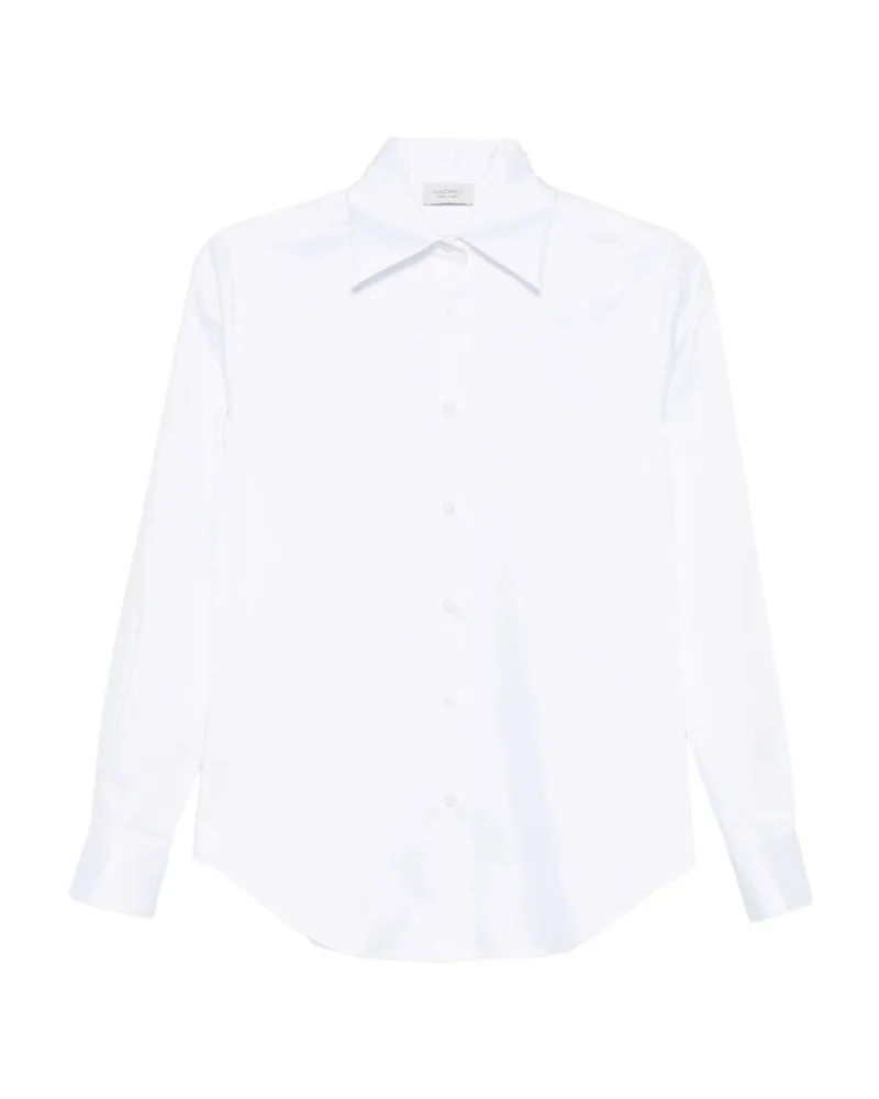 MAZZARELLI Gea Button-down Long-sleeve Shirt White