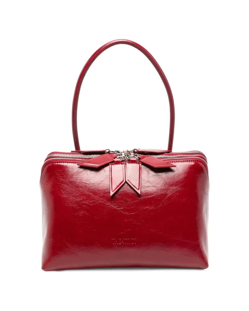 ATTICO L'Altra Di Milano Patent-leather Tote Bag Red