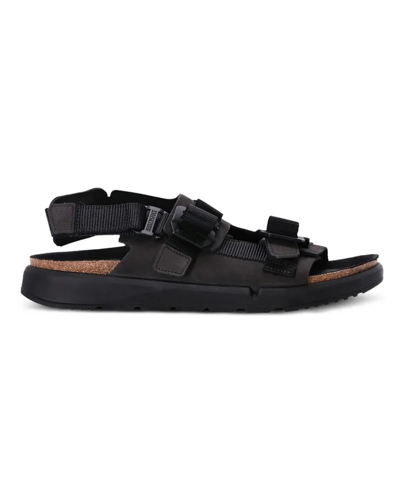 Birkenstock Shinjuku Logo-strap Sandals Black