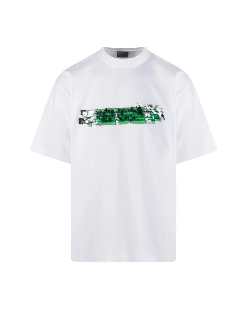 Balenciaga Tape-effect T-shirt White