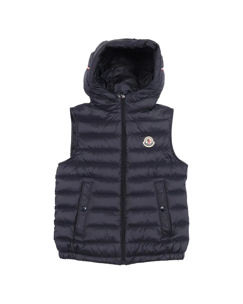 Moncler Hooded Quilted Vest Black