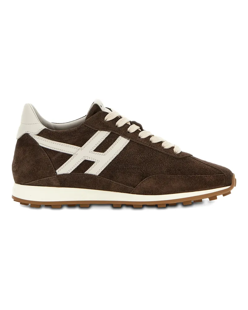 Hogan H699 Suede Sneakers Brown