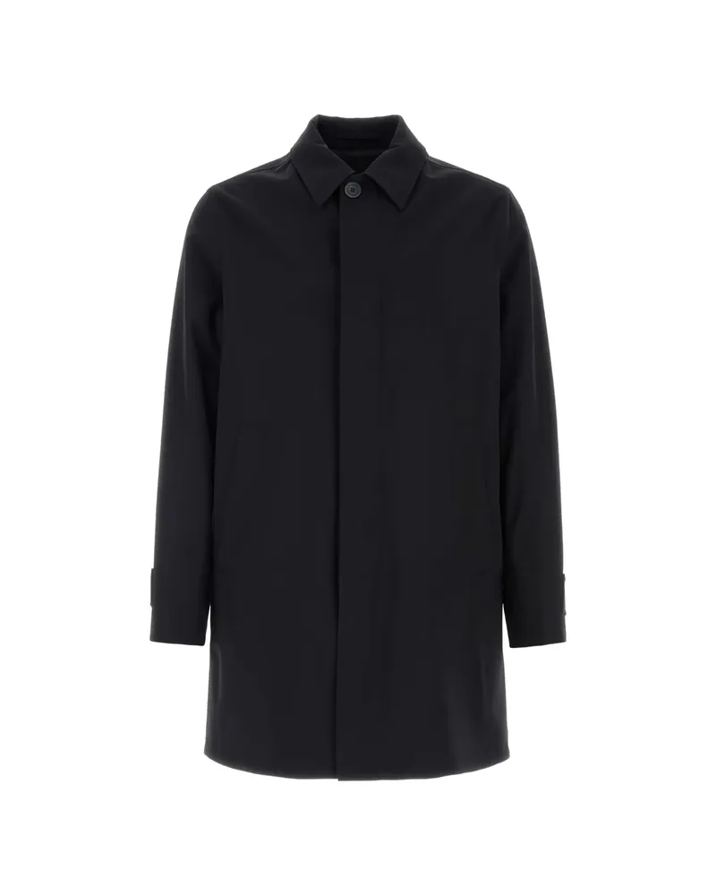 Herno Single-breasted Coat Blue