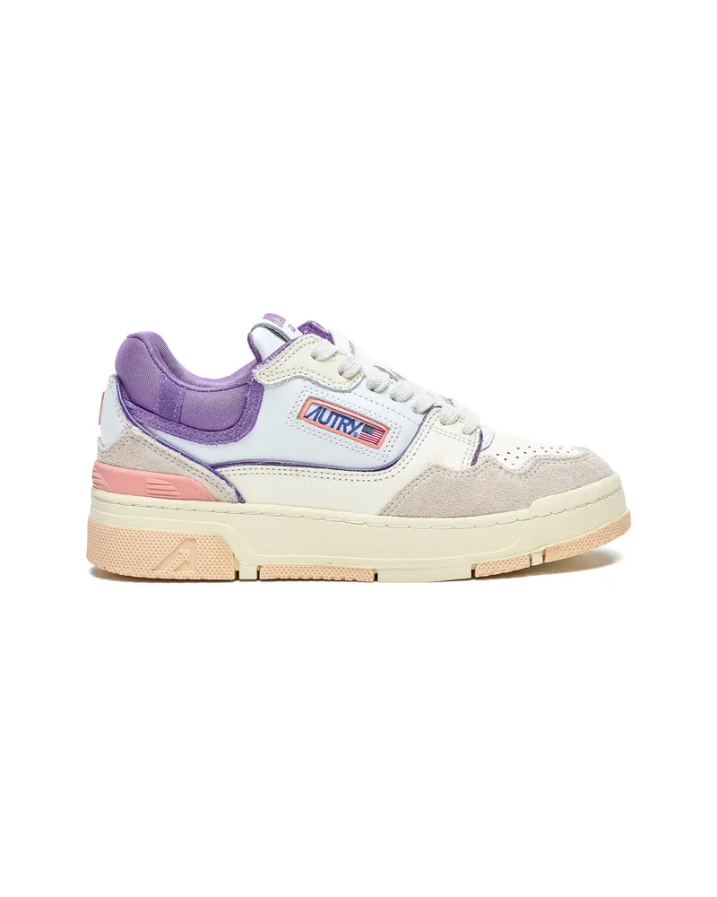 AUTRY Round-toe Suede Sneakers Neutrals