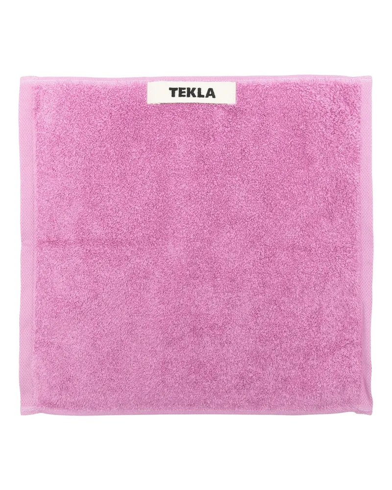 TEKLA Organic-cotton Face Towel (30cm X 30cm Pink