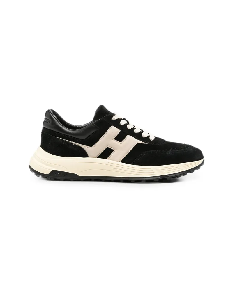 Hogan Hyperlight Panelled Logo-patch Sneakers Blue