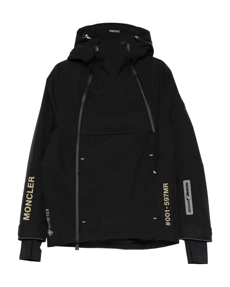 Moncler Staz Hooded GORE-TEX Ski Jacket Black
